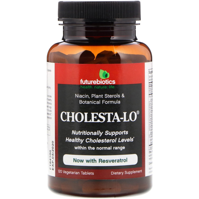 FutureBiotics, Cholesta-Lo With Garlic & Niacin, 120 Tablets