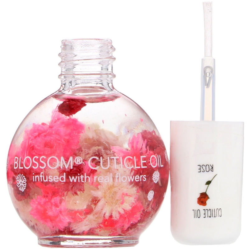 Blossom, Cuticle Oil, Rose, 0.42 fl oz (12.5 ml)