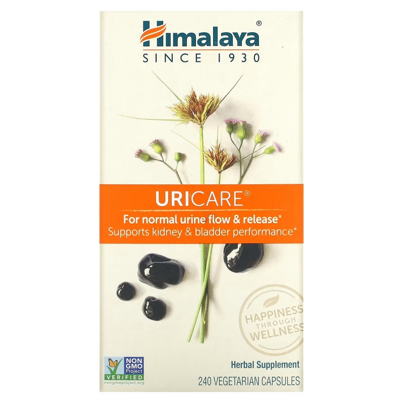 Himalaya Herbal Healthcare UriCare для поддержки почек 240 вегетарианских капсул