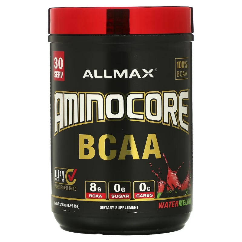 ALLMAX, AMINOCORE BCAA, Watermelon, 0.69 lbs (315 g)