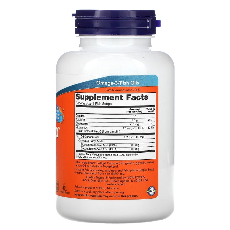 Now Foods, Ultra Omega 3-D, 90 Softgels