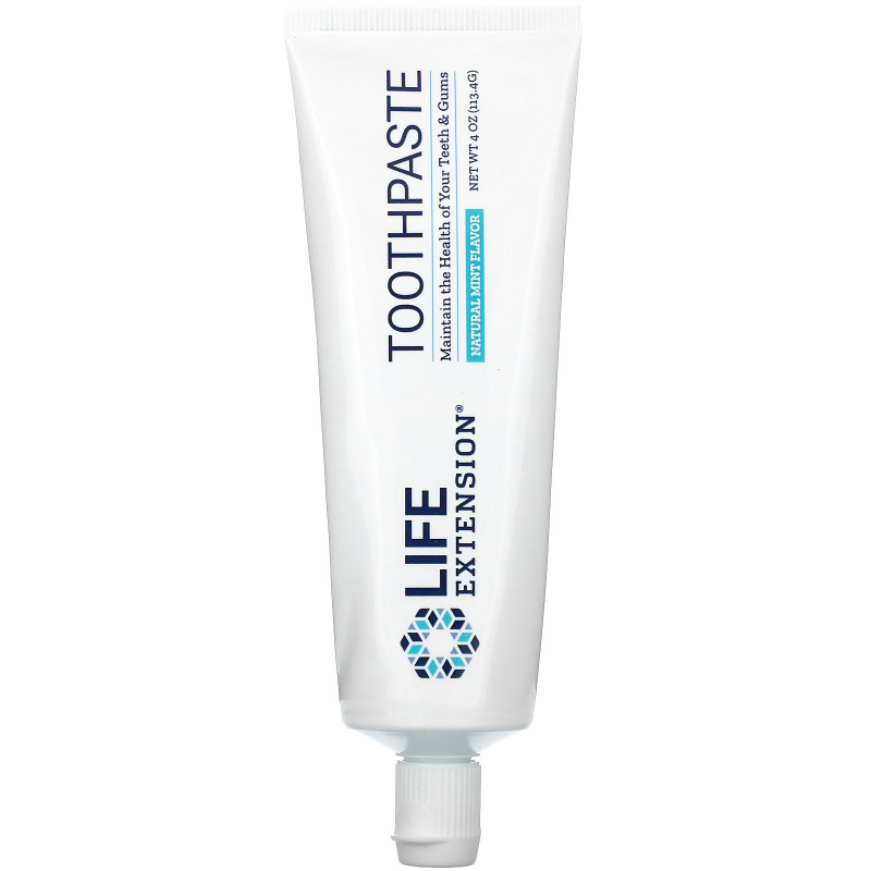 Life Extension Toothpaste Natural Mint Flavor 4 oz (113.4 g)