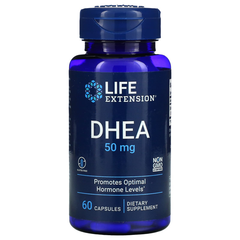 Life Extension DHEA (дегидроэпиандростерон ) 50 мг 60 капсул