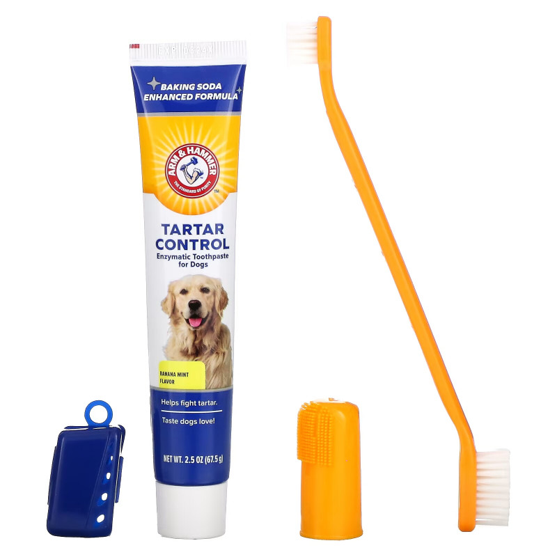 Arm & Hammer, Tartar Control, Dental Kit for Dogs, Banana Mint