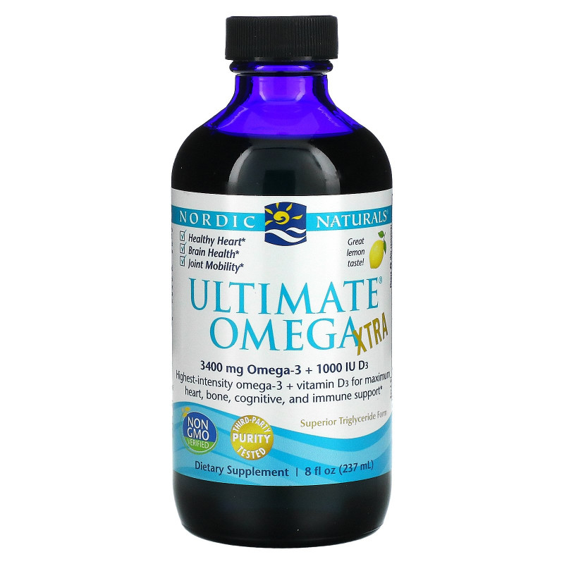 Nordic Naturals Ultimate Omega Xtra Lemon 8 fl oz (237 ml)