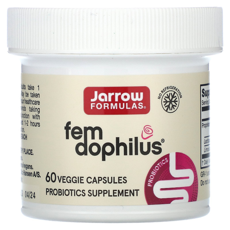 Jarrow Formulas, Women's Fem Dophilus, 60 Veggie Caps