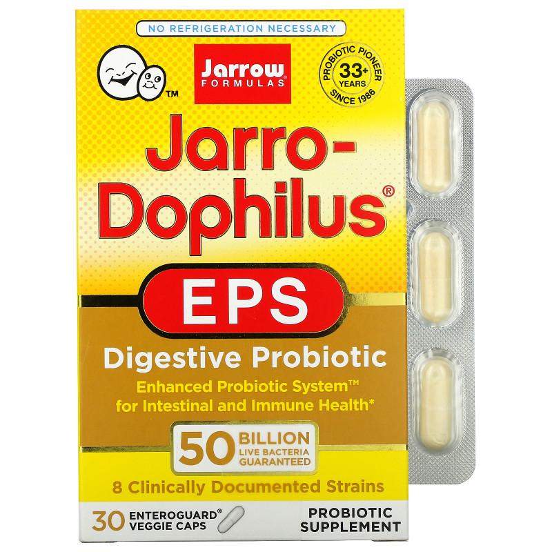 Jarrow Formulas, Jarro-Dophilus EPS, Ultra Potent, 50 Billion, 30 Veggie Caps