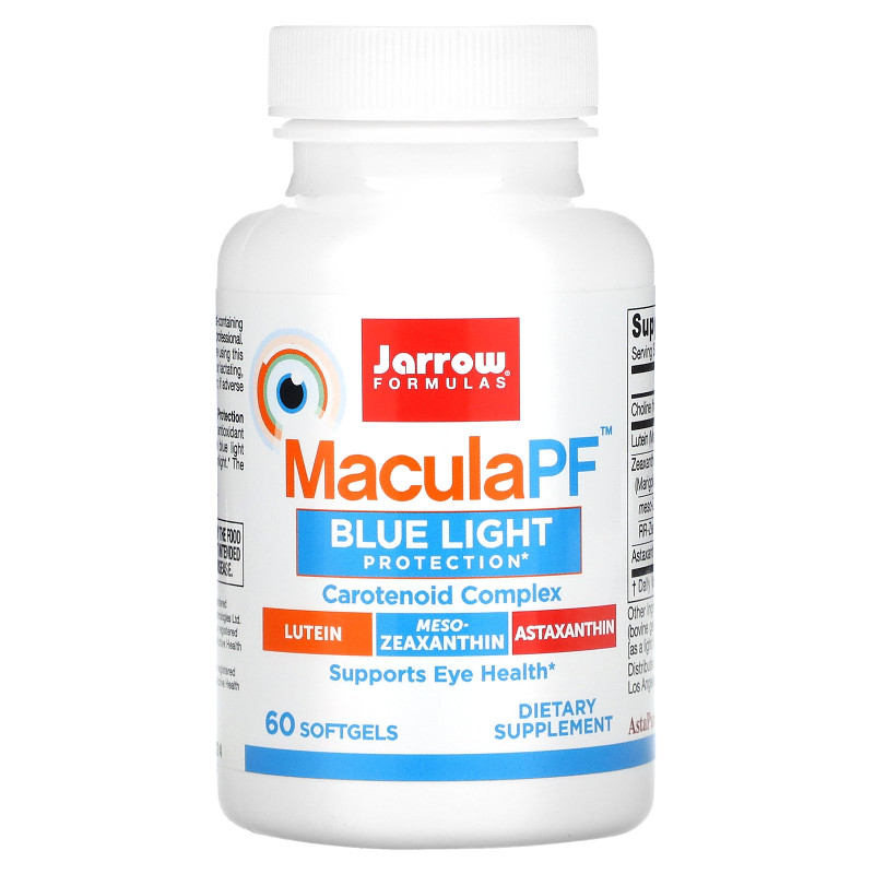 Jarrow Formulas, MaculaPF Blue Light Protection,  60 Softgels