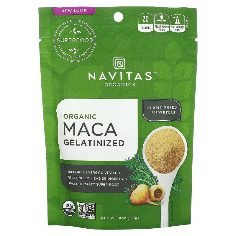 Navitas Naturals Желатинизированный порошок мака 4 унции (113 г)