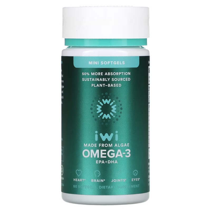 iWi, Omega-3 Mini EPA + DHA, 60 Softgels