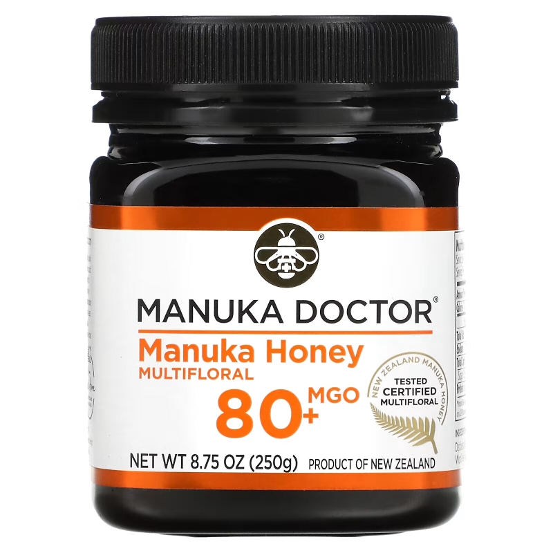 Manuka Doctor, мед манука из разнотравья, MGO 80+, 250 г (8,75 унции)