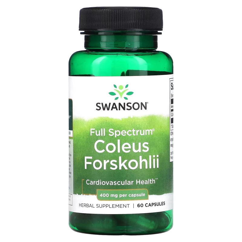 Swanson, Full Spectrum Coleus Forskohlii, 400 mg, 60 Capsules